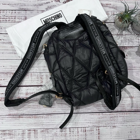 Moschino Milano Logo Small Backpack - Picture 5 of 14